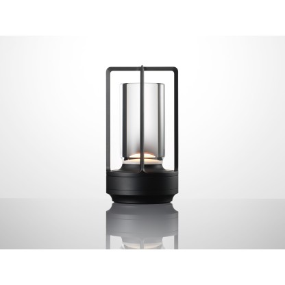 Уличная настольная лампа Ambientec TURN+ ALUMINUM BLACK
