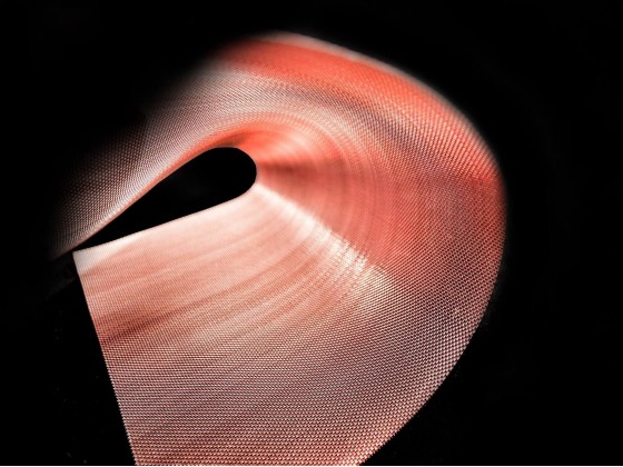 Ткани для стен Tessitura Tele Metalliche Rossi CANGIANTE ROSSA