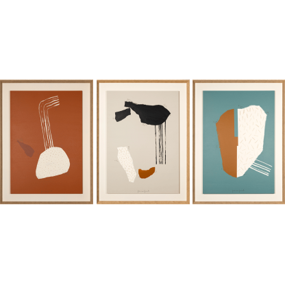 Картина NOVOCUADRO ART COMPANY Trptico Silueta