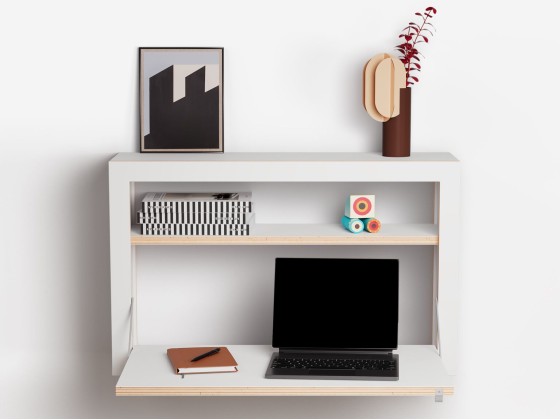 Секретеры AMBIVALENZ FLPPS BOX DESK 80x50x20 - WHITE