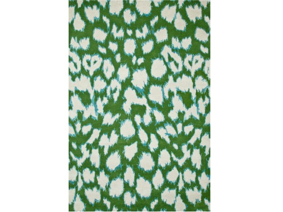 Ковер Jaipur Rugs LEOPARD IKAT TAQ-6051Vibrant Green/White