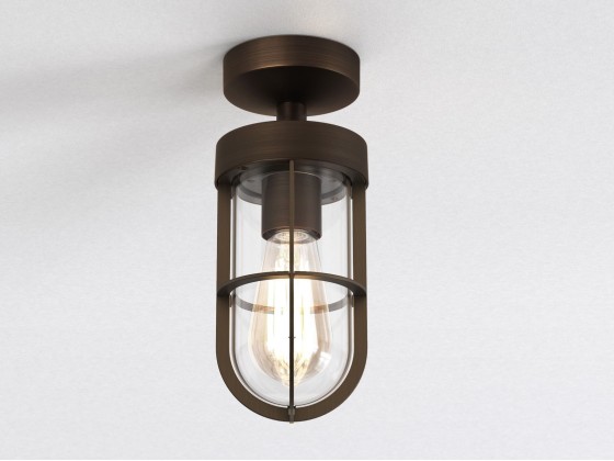 Уличные наружные потолочные светильники Astro Lighting CABIN SEMI FLUSH