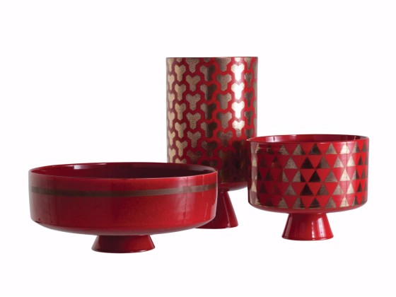 Ваза Roche Bobois AKA KAME - AKA UROKO - AKA MUJI ROUGE