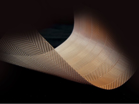 Ткани для стен Tessitura Tele Metalliche Rossi SPIGA COPPER