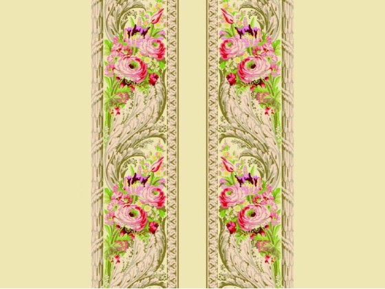 Ткани для стен LELIEVRE TASSINARI &amp; CHATEL - FOUGERE BORDURE