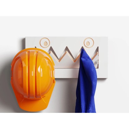 Вешалка для детей AMBIVALENZ FLPPS MONSTERHNG 40x20-1 - WHITE