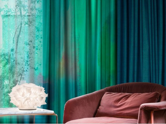 Ткань для штор Inkiostro Bianco SMERALDO