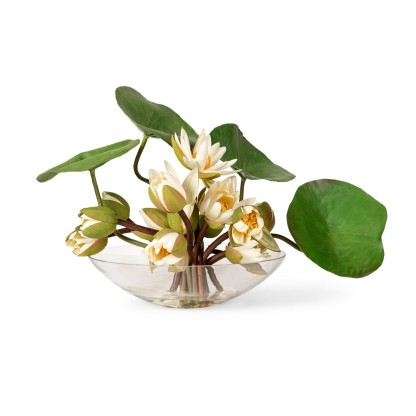 Ваза VGnewtrend ETERNITY PLATE LOTUS FLOWERS