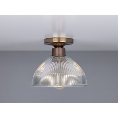 Потолочные светильники Mullan Lighting ERBIL PRISMATIC FLUSH CEILING FITTING