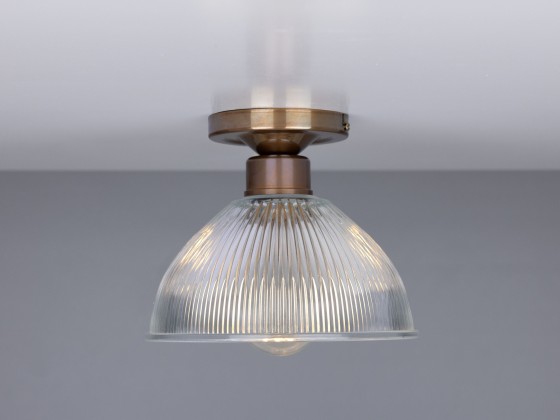 Потолочные светильники Mullan Lighting ERBIL PRISMATIC FLUSH CEILING FITTING