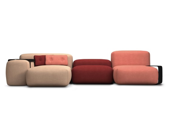 Диван HANNABI MODEL NO.17 SALMON