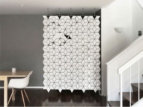 Перегородки bloomming FACET Hanging Room Divider 170x226cm