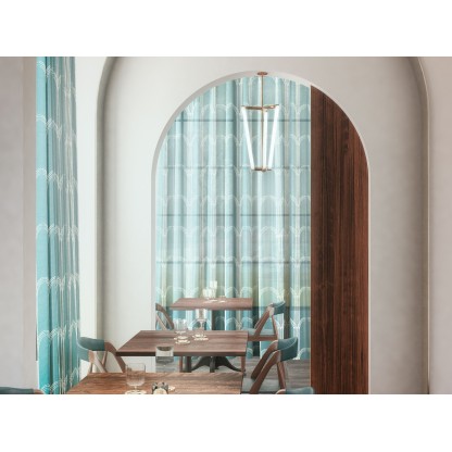 Ткань для штор Inkiostro Bianco PORTICI