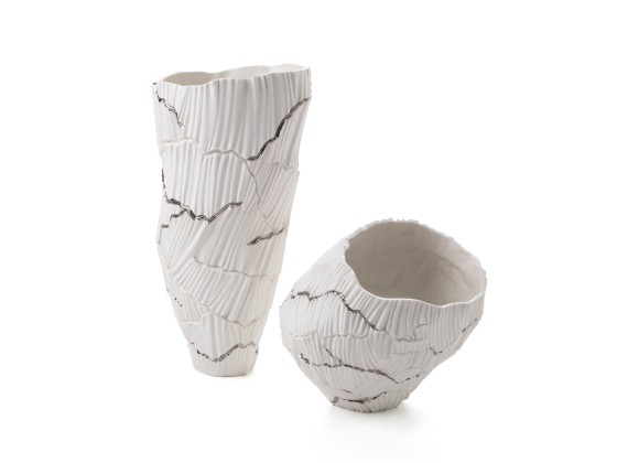 Ваза Fos Ceramiche ANEMOS PLATINUM