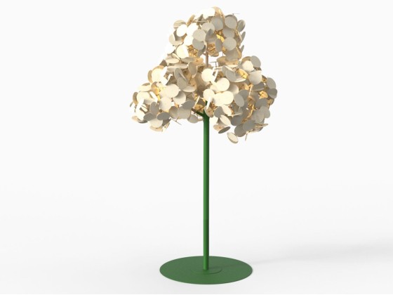 Напольный светильник Green Furniture Concept LEAF LAMP METAL TREE