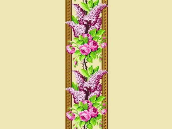 Ткани для стен LELIEVRE TASSINARI &amp; CHATEL - ROSE &amp; LILAS