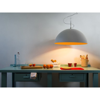 Подвесные светильники In-es.artdesign MEZZA LUNA 1 CEMENTO