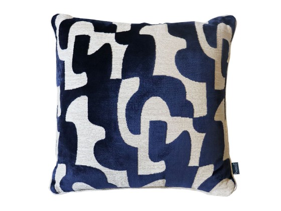 Диванные подушки Aldeco DECOUP VELVET Navy Blue Linen