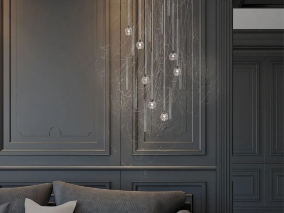 Подвесные светильники MOSS SERIES CRISTAL LE 30's 7