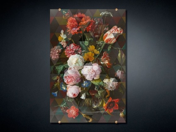 Печатает на стекле VGnewtrend FANCY BOUQUET 4