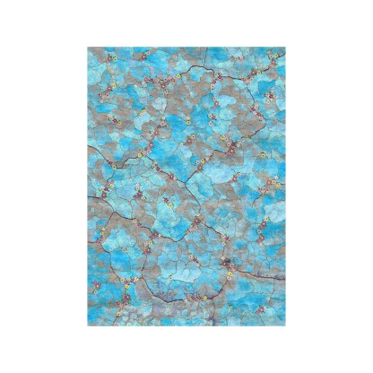 Ковер Zollanvari FLOWERS IN A LAVA FIELD 4