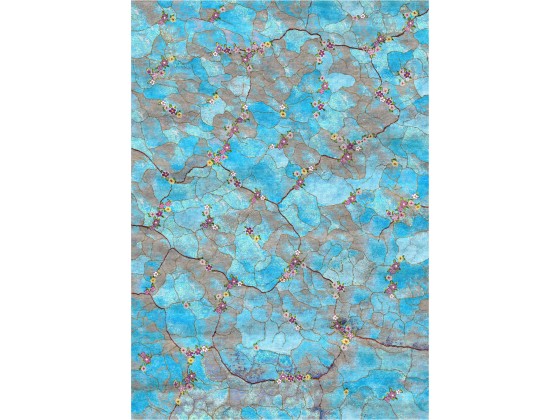 Ковер Zollanvari FLOWERS IN A LAVA FIELD 4