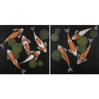 Картина NOVOCUADRO ART COMPANY KOI I &amp; II