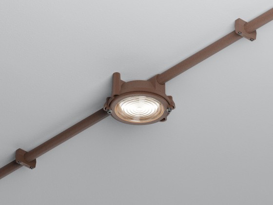 Уличные наружные потолочные светильники Genuit SPOT CORTEN