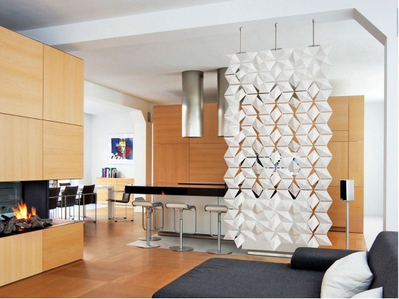 Перегородки bloomming FACET Hanging Room Divider 102x187cm