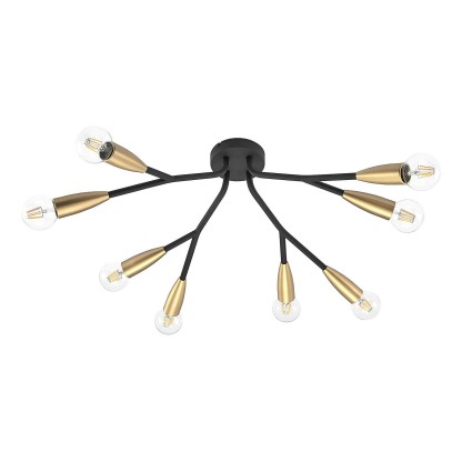 Потолочные светильники Lucande CARLEA BRASS