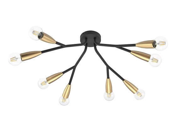 Потолочные светильники Lucande CARLEA BRASS