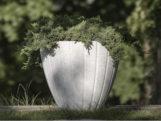 Ваза - кашпо для сада Betoni DECOR M