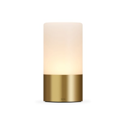 Уличная настольная лампа Voltra Lighting VOLTRA FROSTED NATURAL BRASS