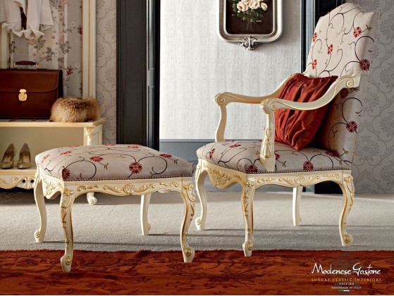 Кресло небольших размеров Modenese Luxury Interiors 12434