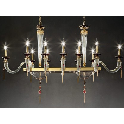 Подвесные светильники Euroluce Lampadari JULIENNE AXIS 12