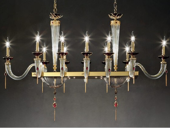 Подвесные светильники Euroluce Lampadari JULIENNE AXIS 12