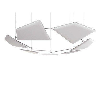 Самонесущие звукоизолирующие подвесные потолки Caimi Brevetti FLAP CHAIN