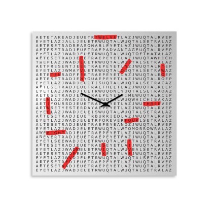 Часы Designobject.it CROSSWORD