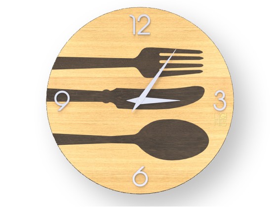 Часы LIGNIS® CUTLERY WARM