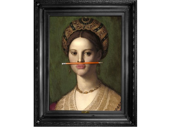 Печать на холсте Mineheart THE ORANGE PENCIL