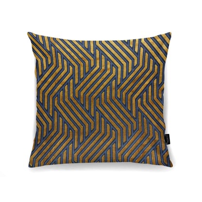 Диванные подушки Aldeco MODERNIST JACQUARD VELVET Gold Over Blue