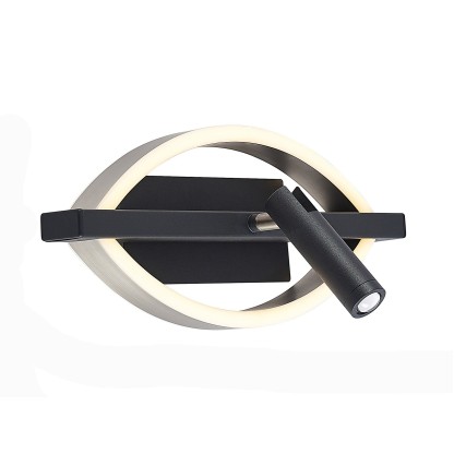 Бра - настенная лампа Lucande MATWEI OVAL NICKEL