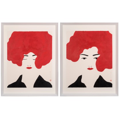 Картина NOVOCUADRO ART COMPANY Pelirroja durmiendo &amp; pensando