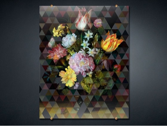 Печатает на стекле VGnewtrend FANCY BOUQUET 2