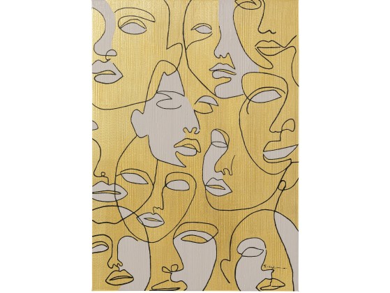 Печать на холсте KARE Design FACES