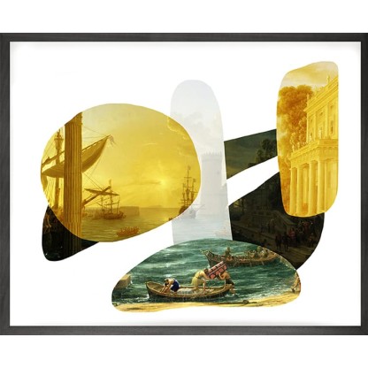 Печать на холсте Mineheart SHAPE AND COLOUR YELLOW