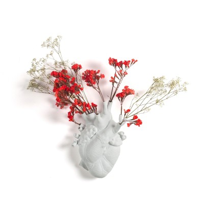Ваза In Stock SELETTI - LOVE IN BLOOM WHITE