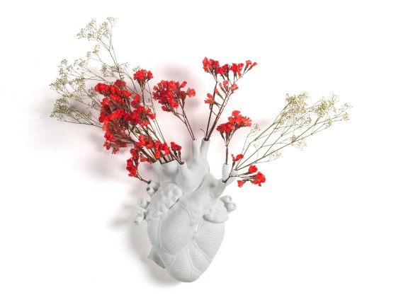 Ваза In Stock SELETTI - LOVE IN BLOOM WHITE