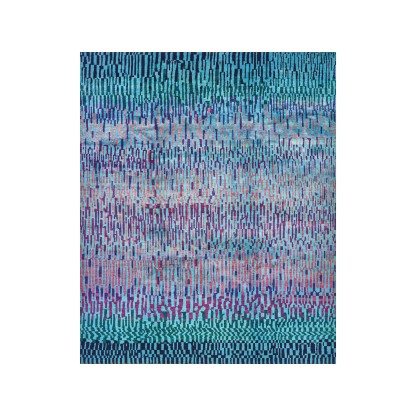 Ковер Zollanvari WATER MEADOW IN TURQUOISE BLUE &amp; AUBERGINE