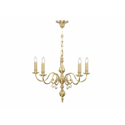 Подвесные светильники Patinas Lighting ROTTERDAM 5 ARMED CHANDELIER